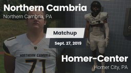 Matchup: Northern Cambria vs. Homer-Center  2019