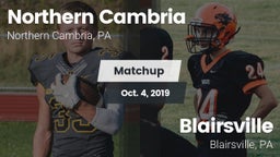 Matchup: Northern Cambria vs. Blairsville  2019