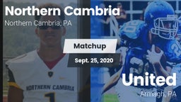 Matchup: Northern Cambria vs. United  2020
