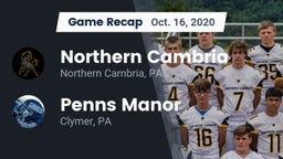 Recap: Northern Cambria  vs. Penns Manor  2020