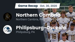 Recap: Northern Cambria  vs. Philipsburg-Osceola  2020