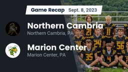 Recap: Northern Cambria  vs. Marion Center  2023