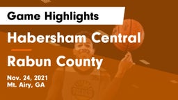 Habersham Central vs Rabun County  Game Highlights - Nov. 24, 2021