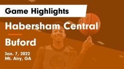 Habersham Central vs Buford Game Highlights - Jan. 7, 2022