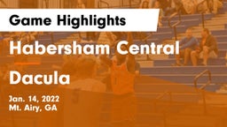 Habersham Central vs Dacula  Game Highlights - Jan. 14, 2022