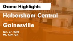 Habersham Central vs Gainesville Game Highlights - Jan. 27, 2023