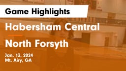 Habersham Central vs North Forsyth Game Highlights - Jan. 13, 2024
