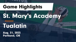 St. Mary's Academy  vs Tualatin Game Highlights - Aug. 31, 2023