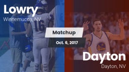 Matchup: Lowry HS vs. Dayton  2017