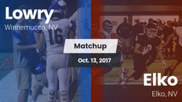 Matchup: Lowry HS vs. Elko  2017