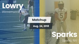 Matchup: Lowry HS vs. Sparks  2018