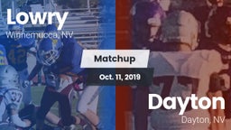Matchup: Lowry HS vs. Dayton  2019