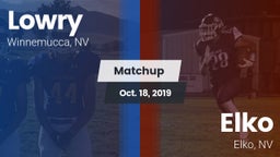 Matchup: Lowry HS vs. Elko  2019