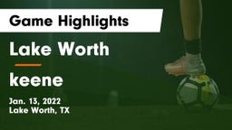 Lake Worth  vs keene Game Highlights - Jan. 13, 2022