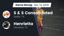 Recap: S & S Consolidated  vs. Henrietta  2018