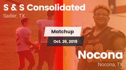 Matchup: S & S Consolidated vs. Nocona  2018