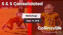 Matchup: S & S Consolidated vs. Collinsville  2019