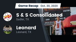 Recap: S & S Consolidated  vs. Leonard  2020