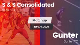 Matchup: S & S Consolidated vs. Gunter  2020