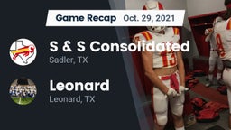 Recap: S & S Consolidated  vs. Leonard  2021