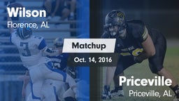 Matchup: Wilson vs. Priceville  2016