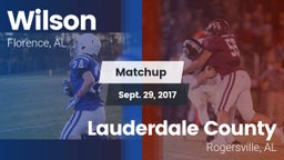 Matchup: Wilson vs. Lauderdale County  2017