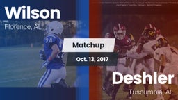 Matchup: Wilson vs. Deshler  2017
