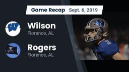 Recap: Wilson  vs. Rogers  2019