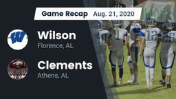 Recap: Wilson  vs. Clements  2020