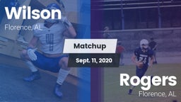 Matchup: Wilson vs. Rogers  2020