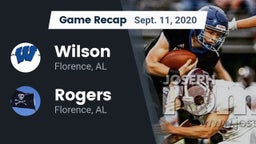 Recap: Wilson  vs. Rogers  2020