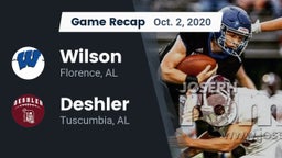 Recap: Wilson  vs. Deshler  2020