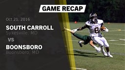 Recap: South Carroll  vs. Boonsboro  2016