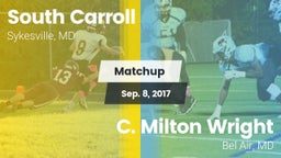 Matchup: South Carroll vs. C. Milton Wright  2017