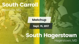 Matchup: South Carroll vs. South Hagerstown  2017