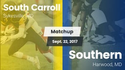 Matchup: South Carroll vs. Southern  2017