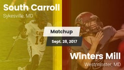 Matchup: South Carroll vs. Winters Mill  2017