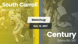 Matchup: South Carroll vs. Century  2017