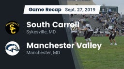 Recap: South Carroll  vs. Manchester Valley  2019