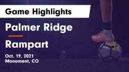 Palmer Ridge  vs Rampart  Game Highlights - Oct. 19, 2021