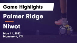 Palmer Ridge  vs Niwot  Game Highlights - May 11, 2022