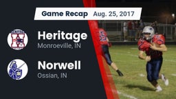 Recap: Heritage  vs. Norwell  2017