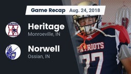 Recap: Heritage  vs. Norwell  2018