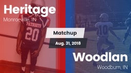 Matchup: Heritage vs. Woodlan  2018