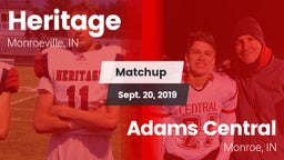 Matchup: Heritage vs. Adams Central  2019