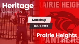 Matchup: Heritage vs. Prairie Heights  2020