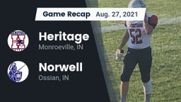 Recap: Heritage  vs. Norwell  2021