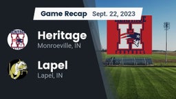 Recap: Heritage  vs. Lapel  2023