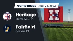 Recap: Heritage  vs. Fairfield  2023