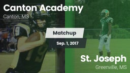 Matchup: Canton Academy vs. St. Joseph  2017